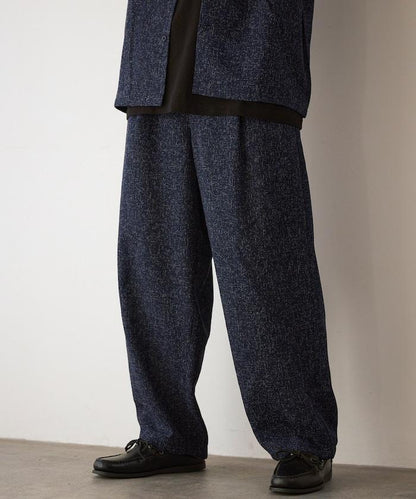 Spindle 夏季花呢 闊腿 休閒褲