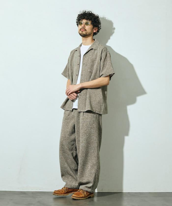 Spindle 夏季花呢 闊腿 休閒褲