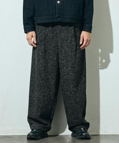 Spindle 夏季花呢 闊腿 休閒褲