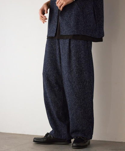 Spindle 夏季花呢 闊腿 休閒褲