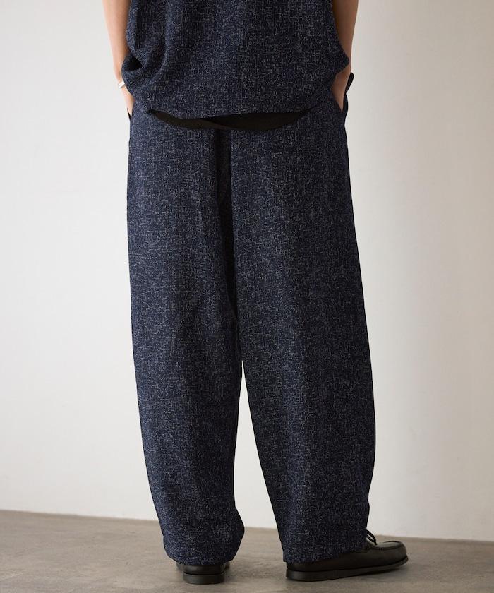 Spindle 夏季花呢 闊腿 休閒褲