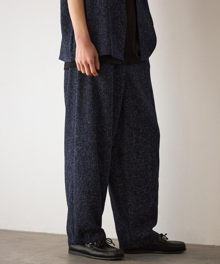 Spindle 夏季花呢 闊腿 休閒褲