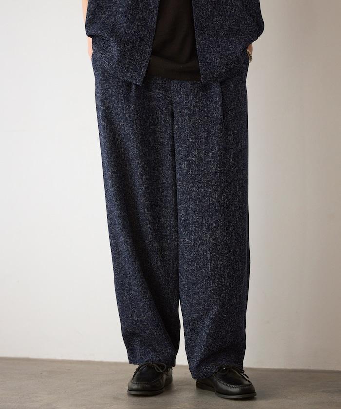 Spindle 夏季花呢 闊腿 休閒褲