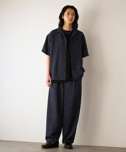 Spindle 夏季花呢 闊腿 休閒褲