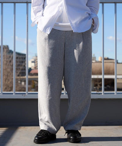 Spindle 夏季花呢 闊腿 休閒褲