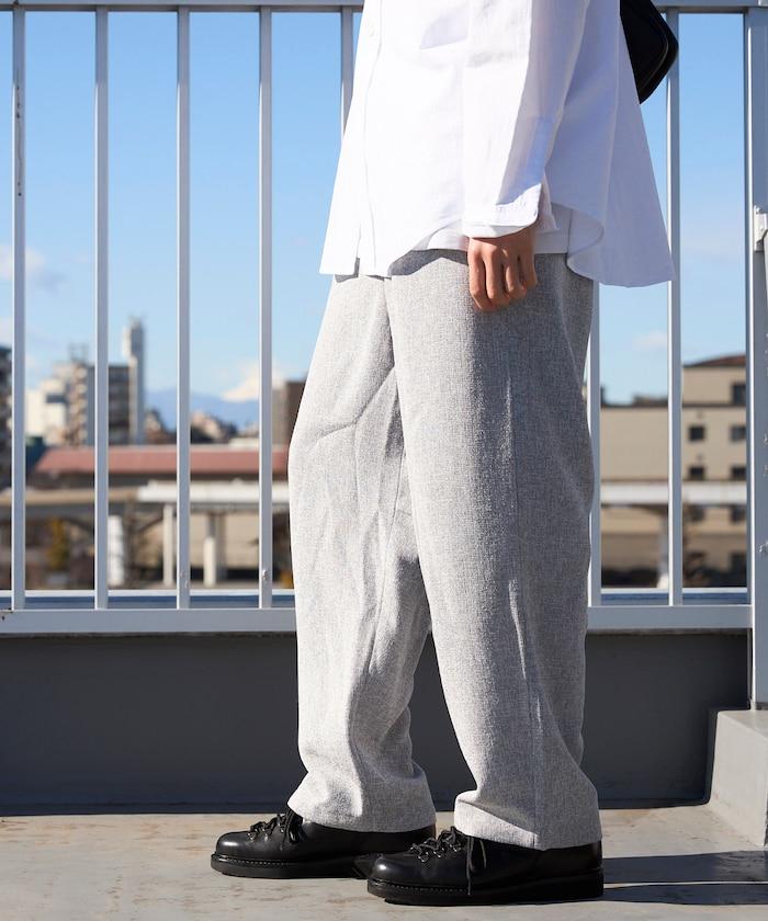 Spindle 夏季花呢 闊腿 休閒褲