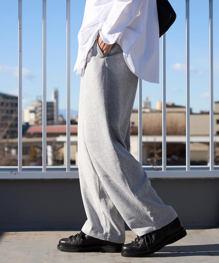 Spindle 夏季花呢 闊腿 休閒褲