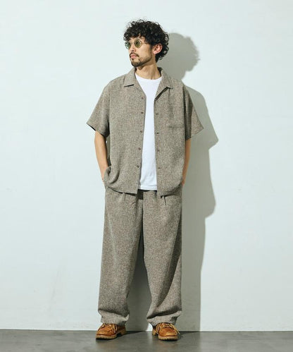 Spindle 夏季花呢 闊腿 休閒褲