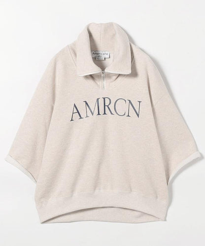 短款半拉鍊毛邊衛衣