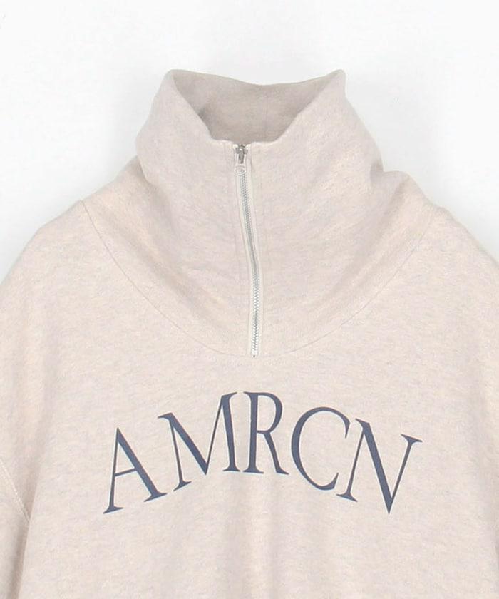 短款半拉鍊毛邊衛衣