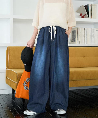 網眼牛仔 冷感吸水速幹 休閒褲