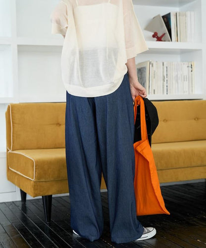 網眼牛仔 冷感吸水速幹 休閒褲