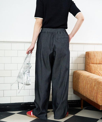 網眼牛仔 冷感吸水速幹 休閒褲