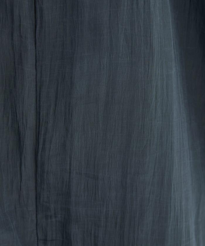 皺感蓬鬆荷葉邊連體褲