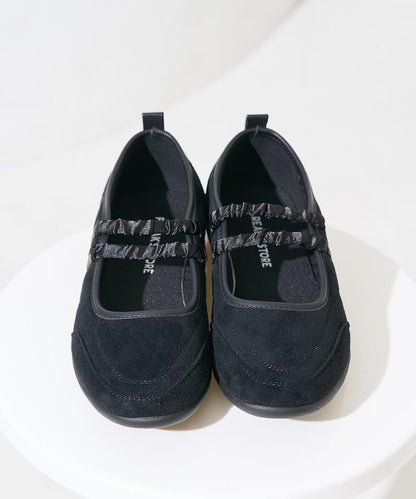 瑪麗珍雙綁帶褶皺運動鞋