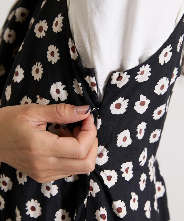 不對稱層疊連衣裙