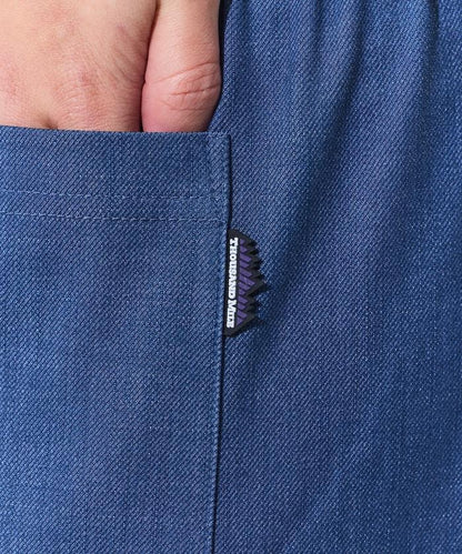 防曬交叉裹身吊帶花卉圖案牛仔風套裝