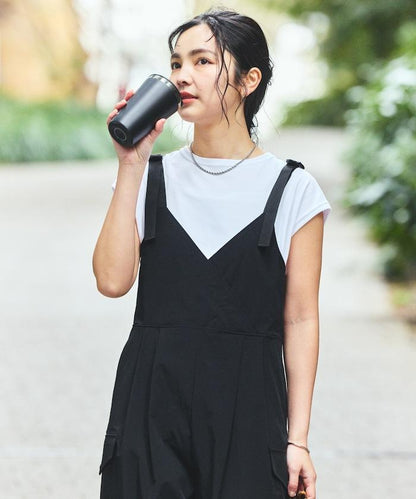 防紫外線 裹身設計 闊腿連體褲