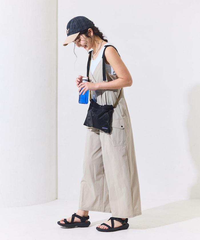 防紫外線 裹身設計 闊腿連體褲