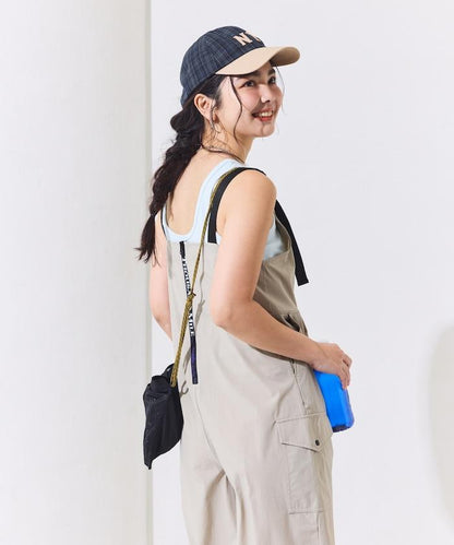 防紫外線 裹身設計 闊腿連體褲