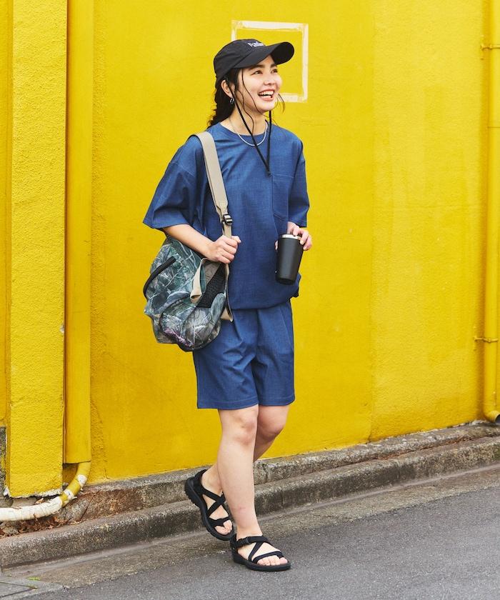 牛仔風短褲套裝（聯名款）