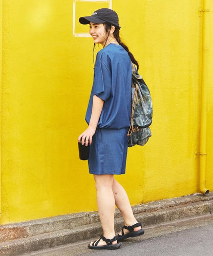 牛仔風短褲套裝（聯名款）