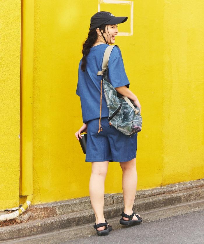 牛仔風短褲套裝（聯名款）