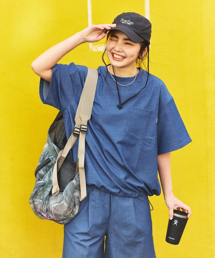 牛仔風短褲套裝（聯名款）