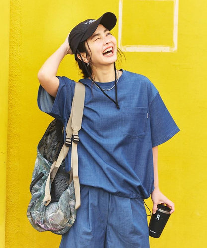 牛仔風短褲套裝（聯名款）