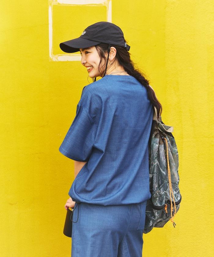 牛仔風短褲套裝（聯名款）