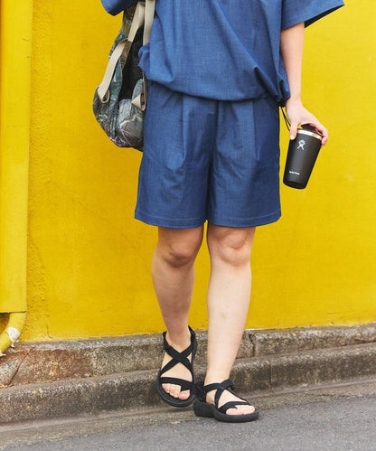 牛仔風短褲套裝（聯名款）