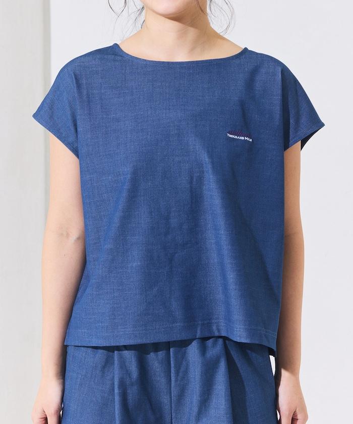 牛仔風短褲套裝（聯名款）