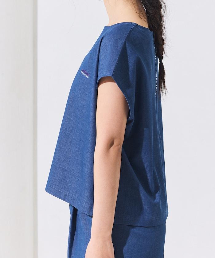 牛仔風短褲套裝（聯名款）