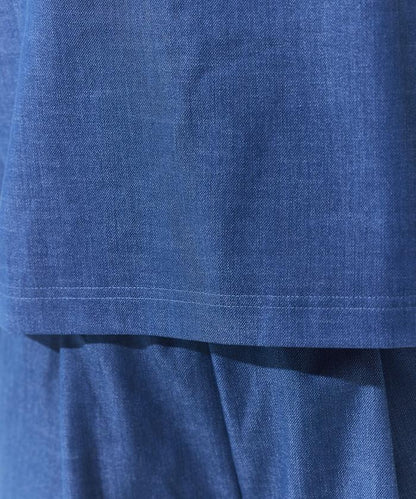 牛仔風短褲套裝（聯名款）