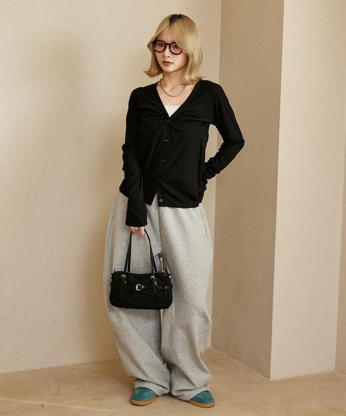 層次感 V領 針織開衫