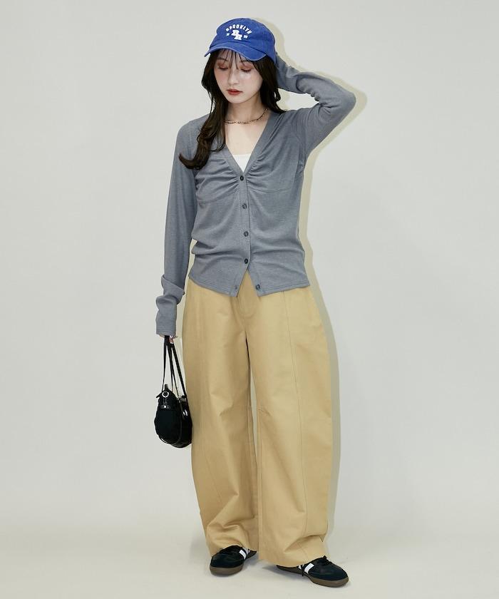 層次感 V領 針織開衫