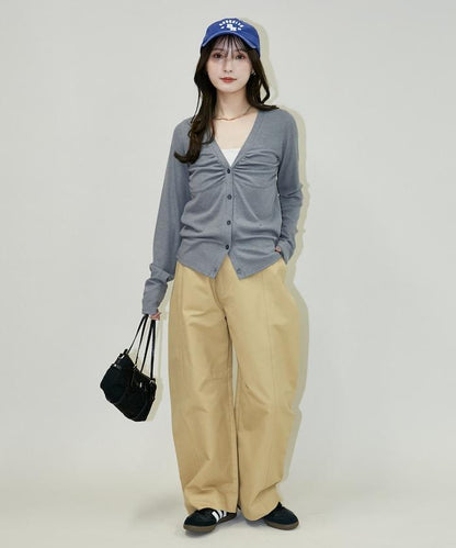 層次感 V領 針織開衫