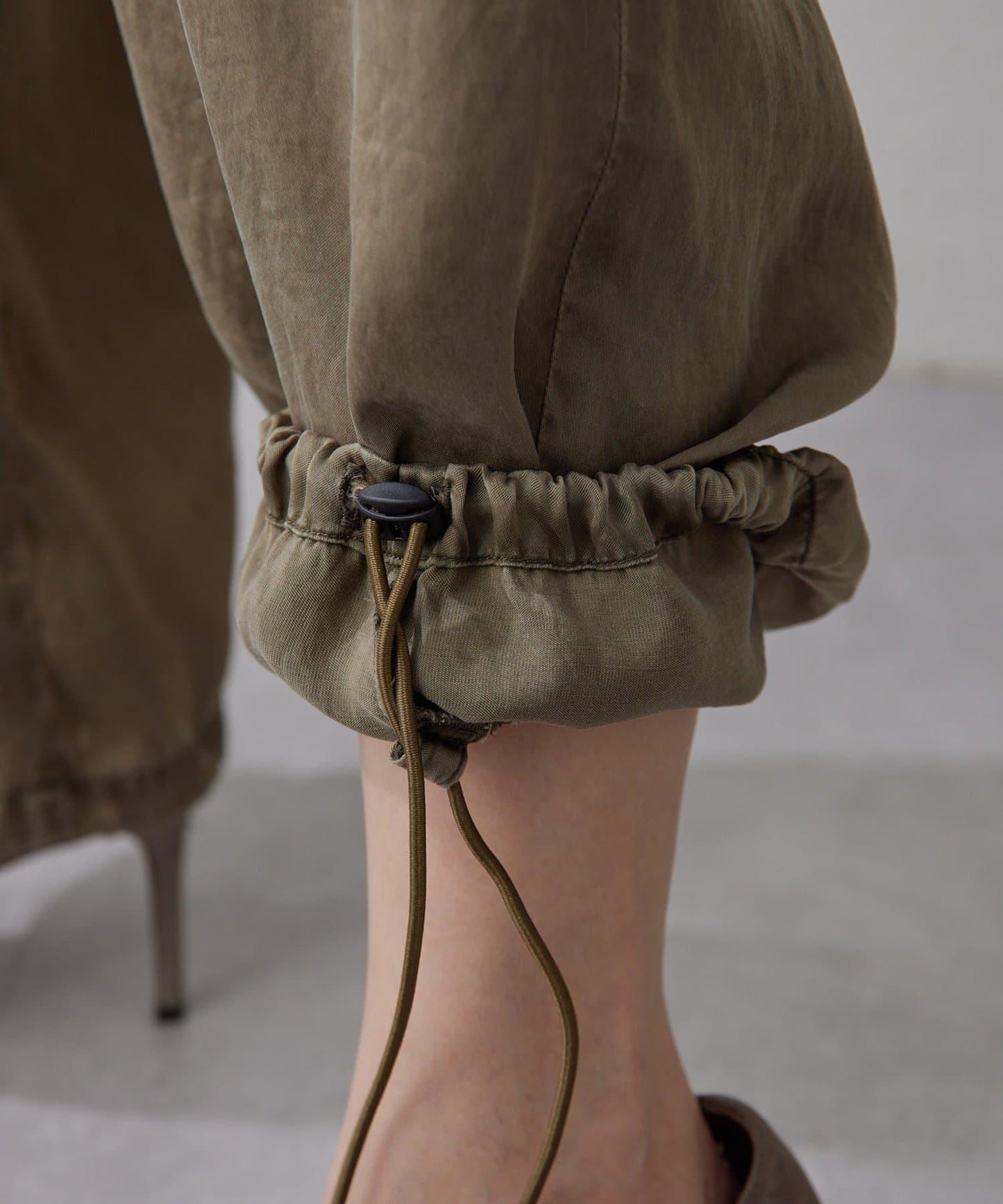 水洗做舊 銅氨面料 工裝褲