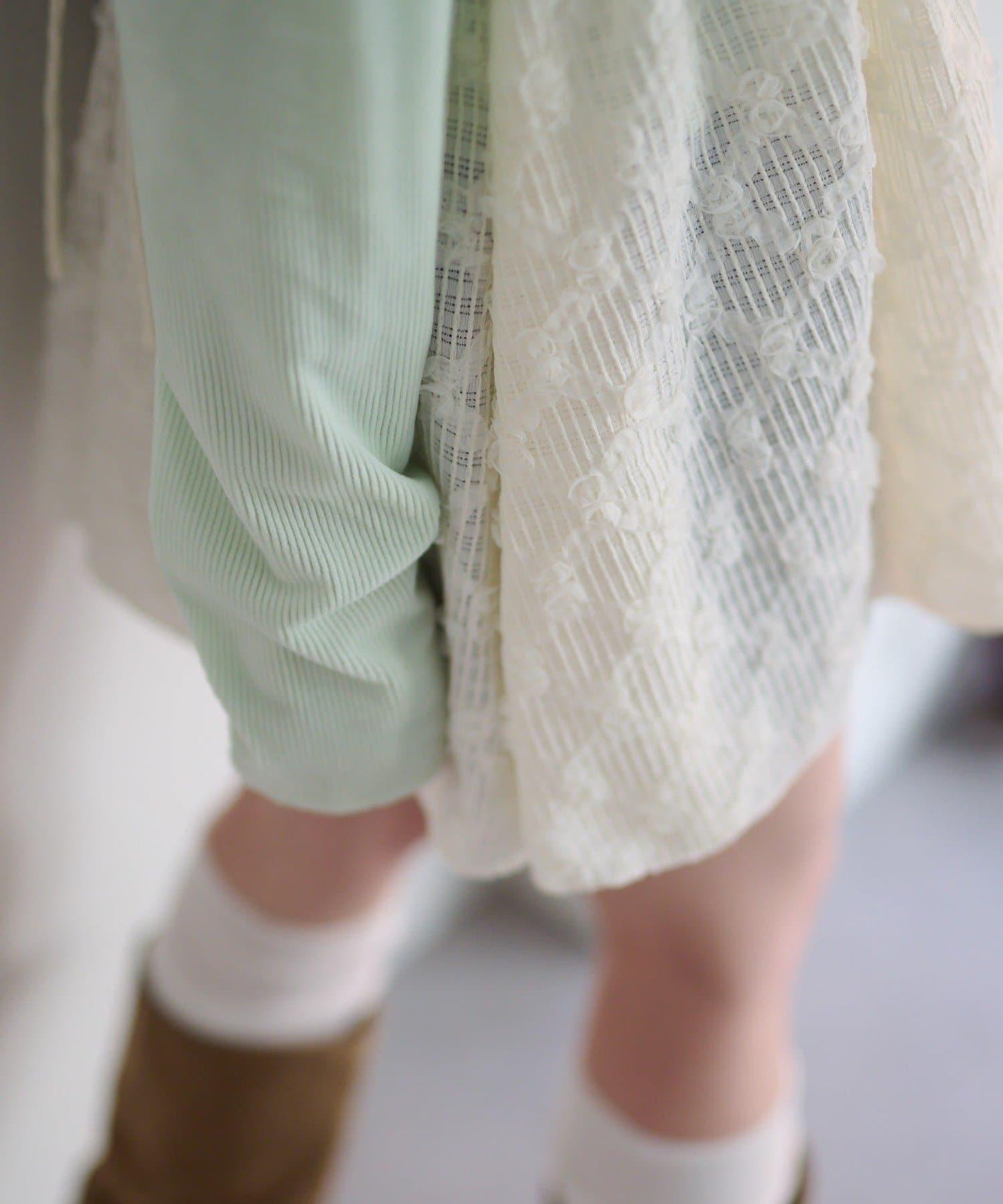 花卉提花中長款上衣