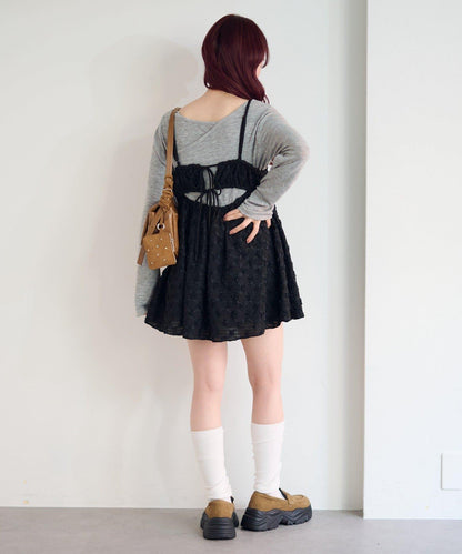 花卉提花中長款上衣