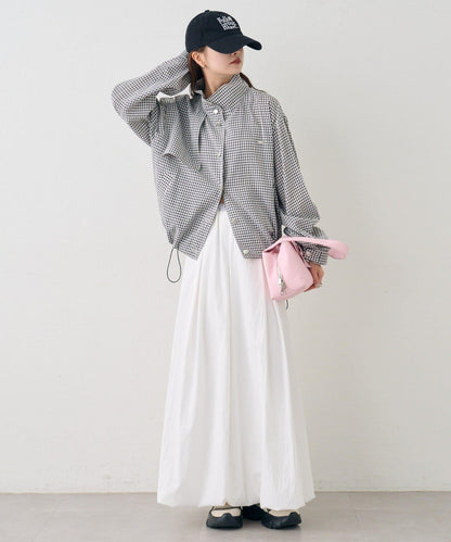 透視風衣短外套