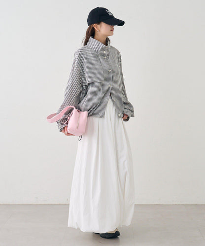 透視風衣短外套