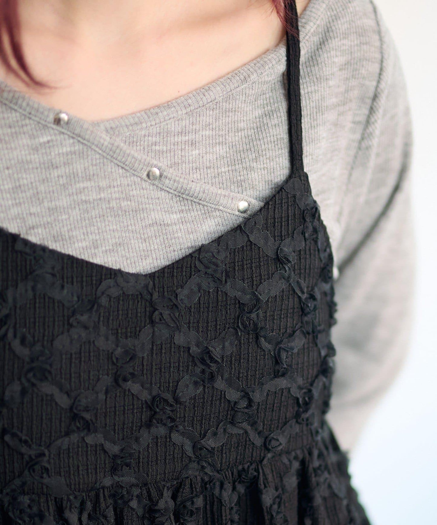 花卉提花中長款上衣