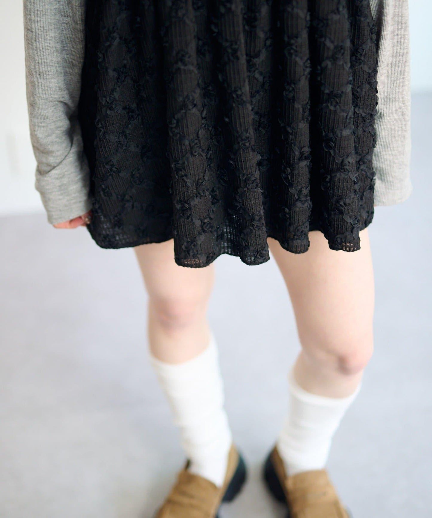 花卉提花中長款上衣