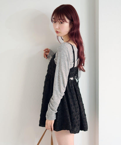 花卉提花中長款上衣