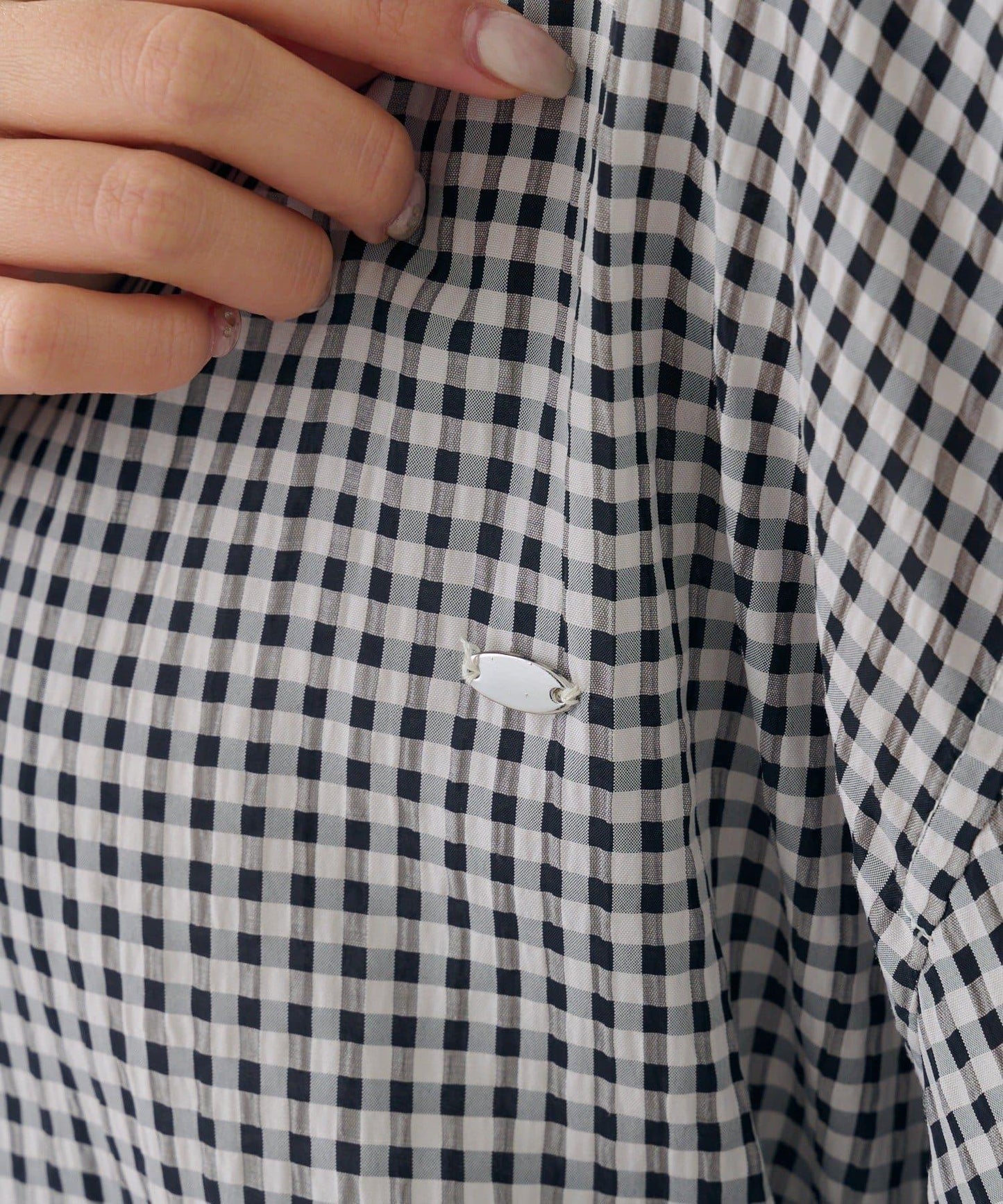 透視風衣短外套