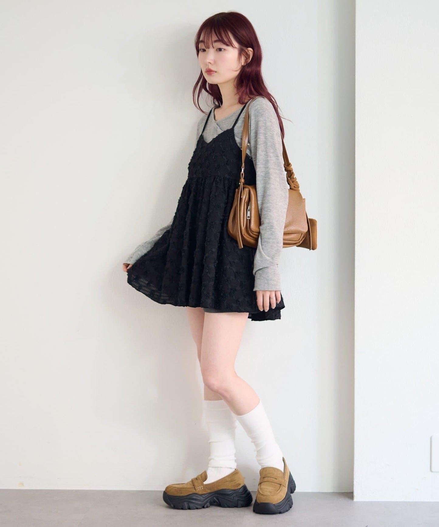 花卉提花中長款上衣