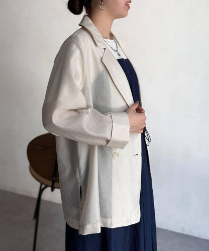 透紗西裝版型西裝外套