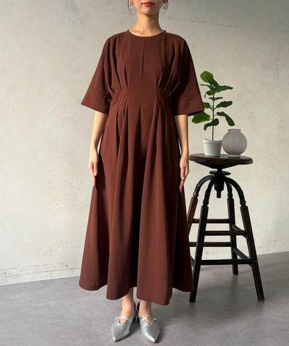 褶皺設計 連衣裙