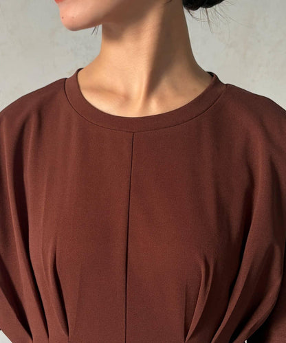 褶皺設計 連衣裙